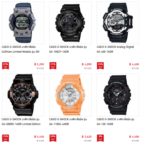 วิธีตรวจสอบนาฬิกา G-Shock ของแท้