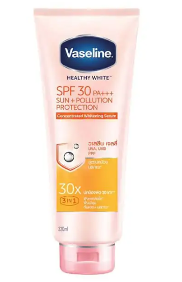 วาสลีน โลชั่น เซรั่ม เฮลธี ไวท์ SPF30