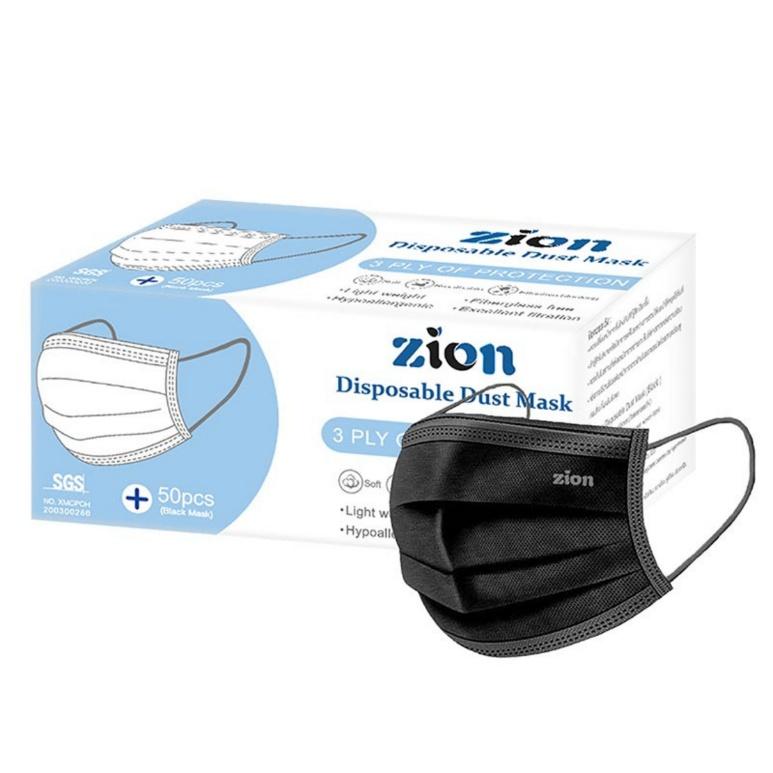 Zion หน้ากากป้องกันฝุ่นละออง และ PM2.5 สำหรับผู้ใหญ่