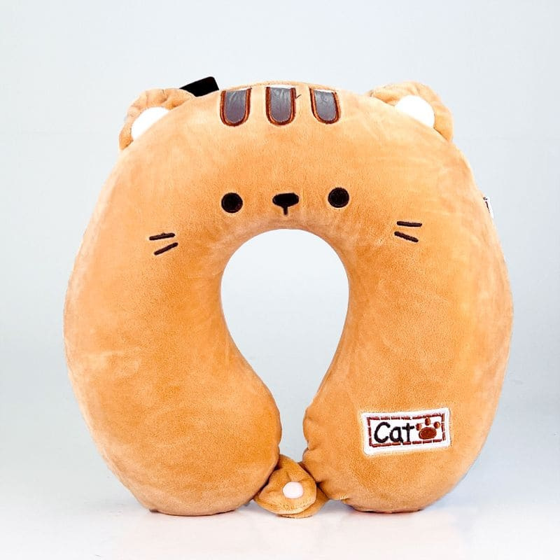 Mastery Toys หมอนรองคอสัตว์น้อยน่ารัก สีส้ม