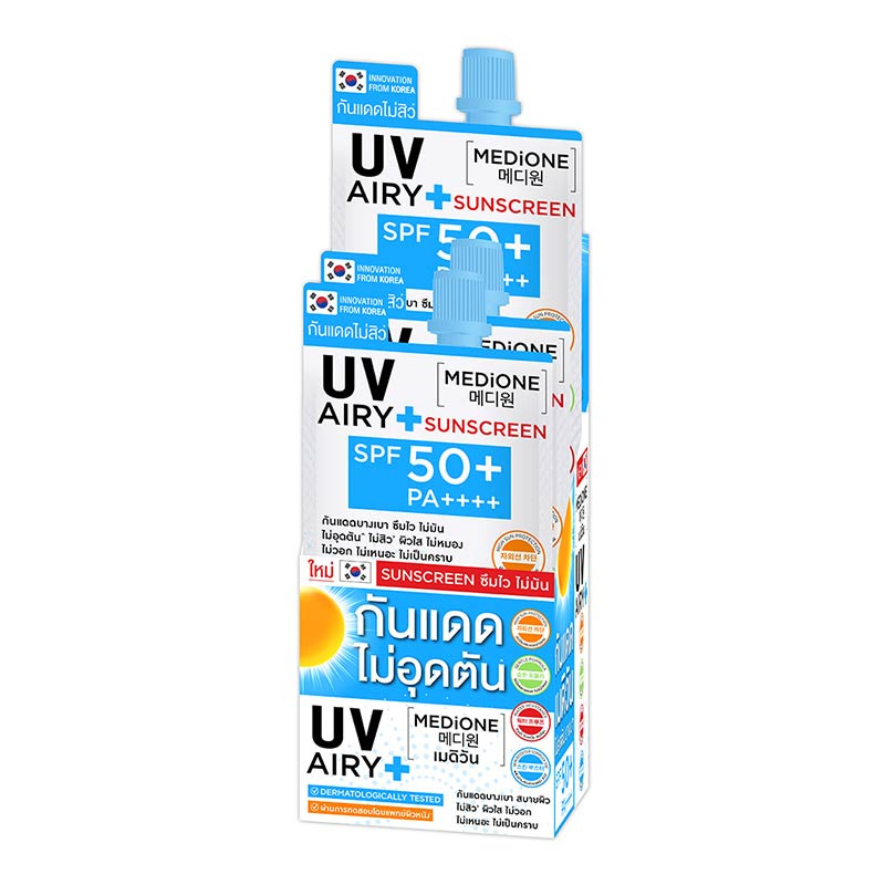 Medione UV Airy Sunscreen SPF50+PA++++7มล.(แพ็ก6)