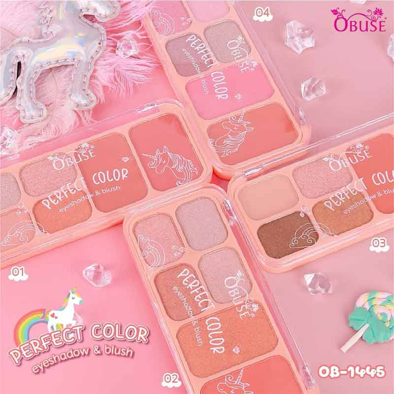 Obuse Perfect Color พาเลตต์ตาและแก้ม