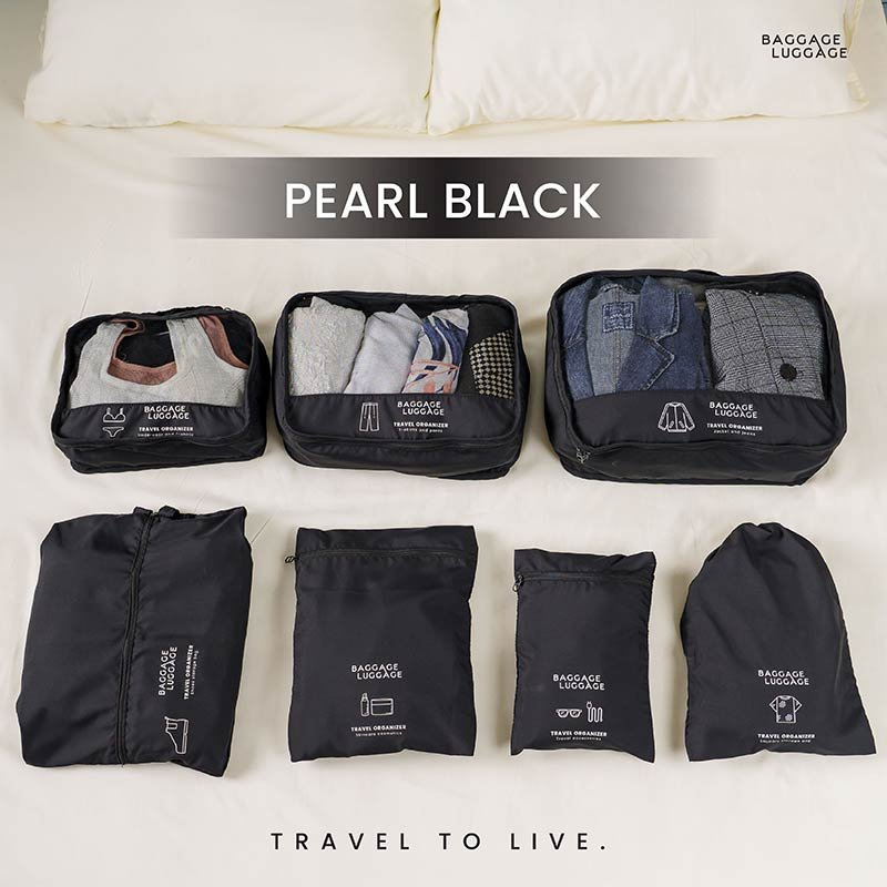 BAGGAGE LUGGAGE Travel Organizer Set 7 ชิ้น