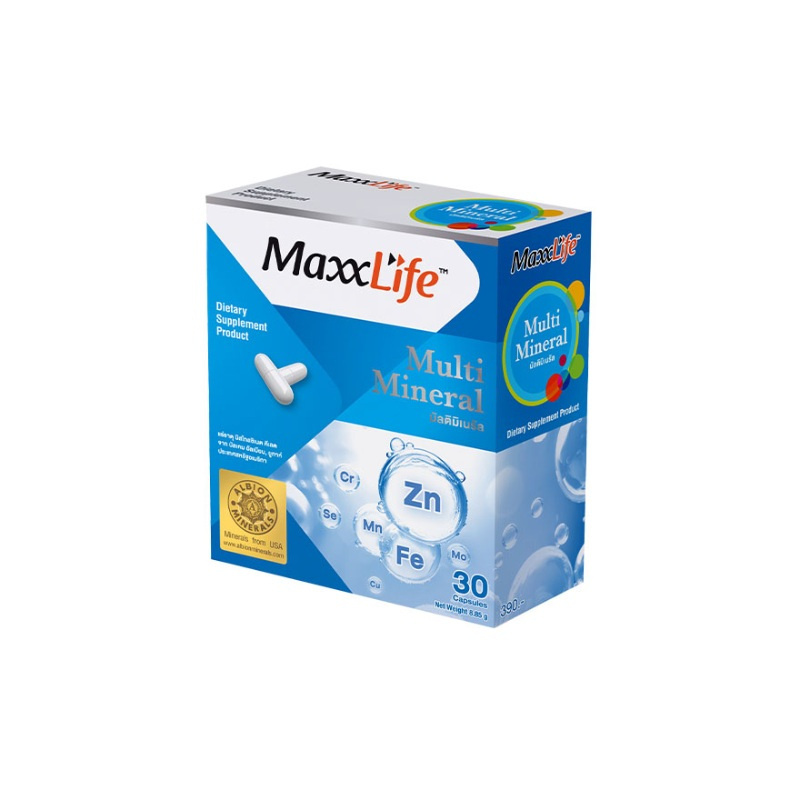 Maxxlife มัลติมิเนอรัล 30 แคปซูล