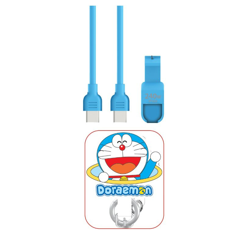 Asaki สายชาร์จ Type C Doraemon