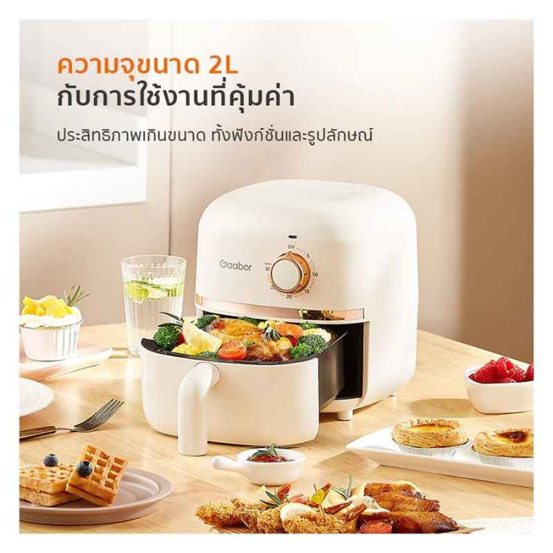 Gaabor หม้อทอดไร้น้ำมัน 2 ลิตร รุ่น AF20M-YE01A